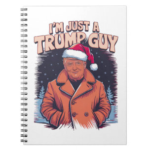 ik ben gewoon een Trump-man Chill Guy Meme Trump T Notitieboek