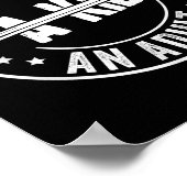 Ik ben gewoon een volwassene Een Kind Gezegde Grap Poster (Hoek)