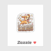 Ik ben gewoon enthousiast over alles | Gif voor ho Sticker (Vel)