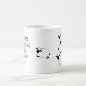 Ik ben gewoon F*cking liefde schapen ok, schapenli Koffiemok (Center)