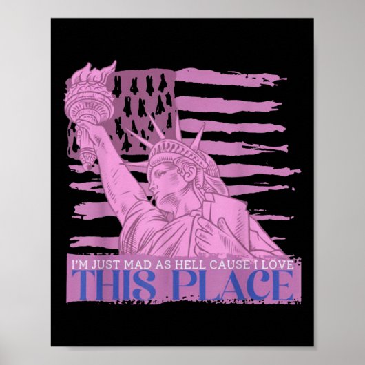 Ik ben gewoon gek omdat ik van deze plek hield poster (Voorkant)