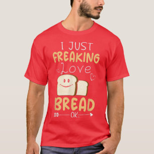 Ik ben gewoon gek op liefdesbrood... grappige broo t-shirt