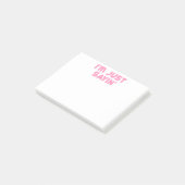 Ik ben gewoon heilig post-it® notes (Schuin)