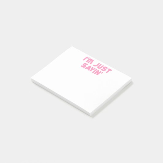 Ik ben gewoon heilig post-it® notes (Schuin)