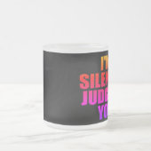 IK BEN GEWOON JULLIE BEOORDEELD MATGLAS KOFFIEMOK (Center)