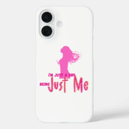 ik ben gewoon meisje iPhone 16 hoesje