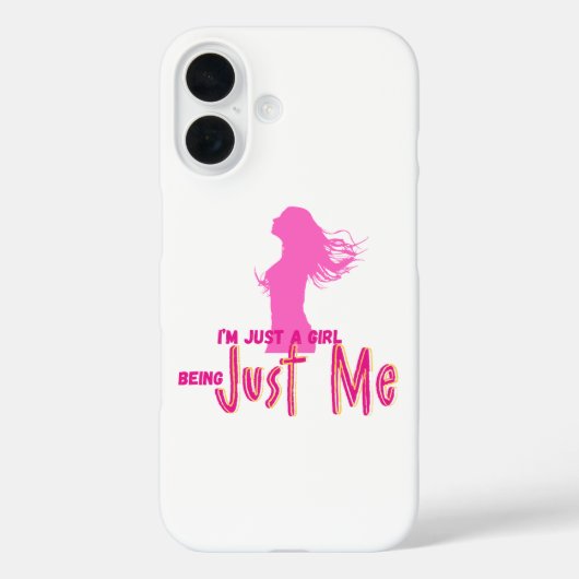 ik ben gewoon meisje Case-Mate iPhone case (Achterkant)