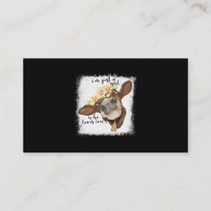 Ik ben gewoon meisje dat van Koeien houdt die Shir Visitekaartje