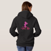 ik ben gewoon meisje hoodie (Achterkant volledig)