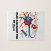 Ik ben gewoon neurologisch bekabeld voor succes legpuzzel (Horizontaal)