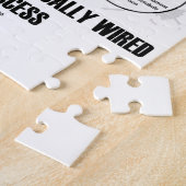 Ik ben gewoon neurologisch bekabeld voor succes legpuzzel (Zijkant)