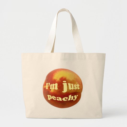 Ik ben gewoon perachy grote tote bag (Voorkant)