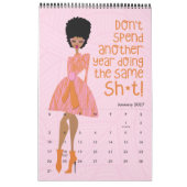 Ik ben gewoon Sayin 2023 11 x 17 inch kalender (Jan 2027)