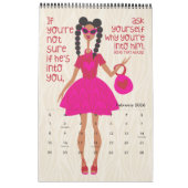 Ik ben gewoon Sayin 2023 11 x 17 inch kalender (Feb 2026)