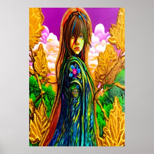 Ik ben gewoon verdrietig. | AI Art Poster (Voorkant)