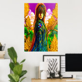 Ik ben gewoon verdrietig. | AI Art Poster (Thuiskantoor)