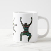 Ik ben gewoon volledig menselijk en vol leven grote koffiekop (Rechts)