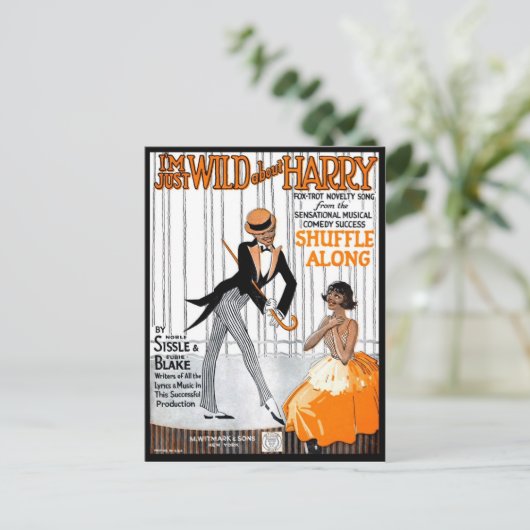 Ik ben gewoon wild over Harry Briefkaart (Staand voorkant)