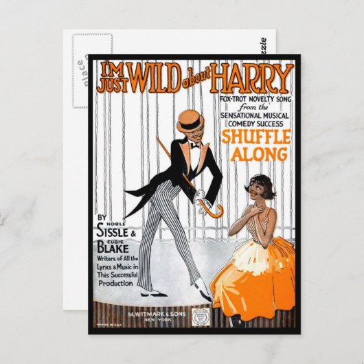 Ik ben gewoon wild over Harry Briefkaart (Voorkant / Achterkant)