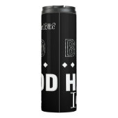 Ik ben gezegend omdat ik God heb Thermosbeker (Achterkant)