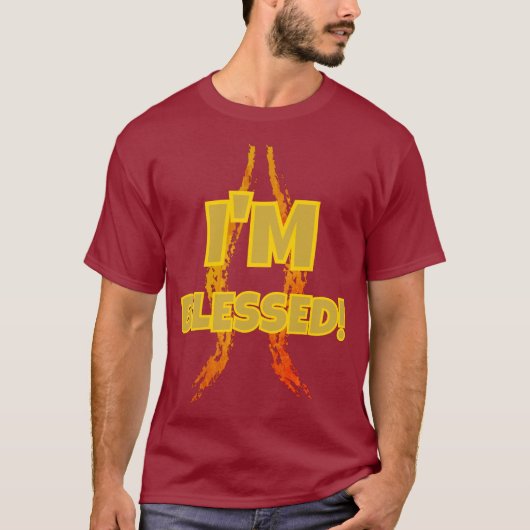 IK BEN GEZEGEND! T-SHIRT (Voorkant)