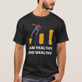 Ik ben gezond en rijk t-shirt