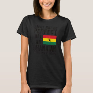 Ik ben Ghanese vlag Ghanese erfgoed Ghanese roots T-shirt