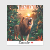 Ik ben gigi overgrootmoeder sterke vrouw vriend sticker (Vel)