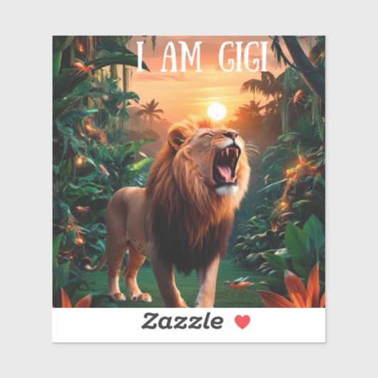 Ik ben gigi overgrootmoeder sterke vrouw vriend sticker (Vel)