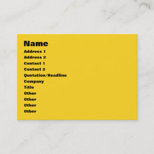 Ik ben glad als boter visitekaartje