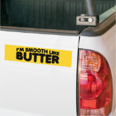 Ik ben glad als Butter Bumpersticker (Op Truck)