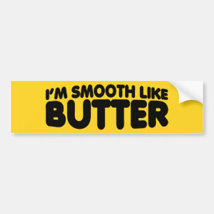 Ik ben glad als Butter Bumpersticker