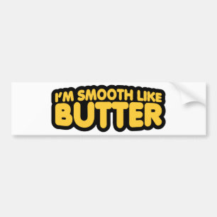 Ik ben glad als Butter Bumpersticker