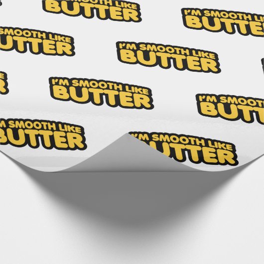 Ik ben glad als Butter Cadeaupapier (Hoek)