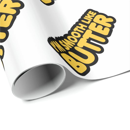 Ik ben glad als Butter Cadeaupapier (Rol Hoek)