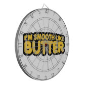 Ik ben glad als Butter Dartbord (Voorkant Links)