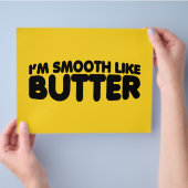 Ik ben glad als Butter Flyer (Hand)