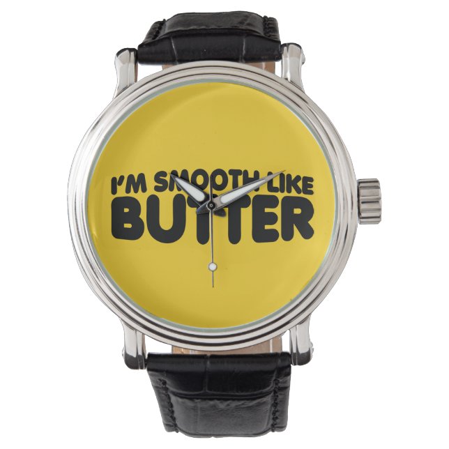 Ik ben glad als Butter Horloge (Voorkant)
