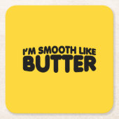 Ik ben glad als Butter Kartonnen Onderzetters (Voorkant)