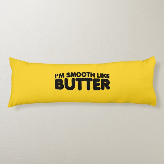 Ik ben glad als Butter Lichaamskussen (Voorkant)