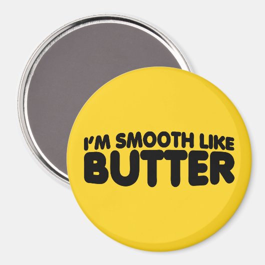 Ik ben glad als Butter Magneet (Voorkant / Achterkant)