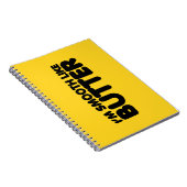 Ik ben glad als Butter Notitieboek (Rechterzijde)