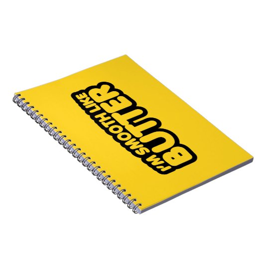 Ik ben glad als Butter Notitieboek (Rechterzijde)