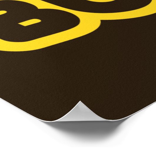 Ik ben glad als Butter Poster (Hoek)