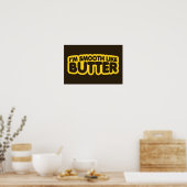 Ik ben glad als Butter Poster (Keuken)