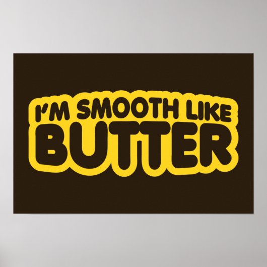 Ik ben glad als Butter Poster (Voorkant)