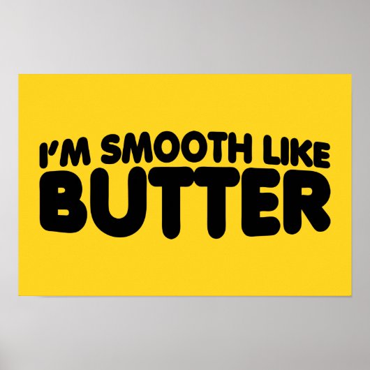 Ik ben glad als Butter Poster (Voorkant)