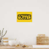 Ik ben glad als Butter Poster (Keuken)