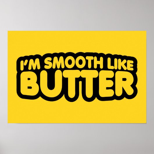 Ik ben glad als Butter Poster (Voorkant)