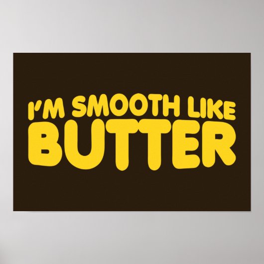 Ik ben glad als Butter Poster (Voorkant)